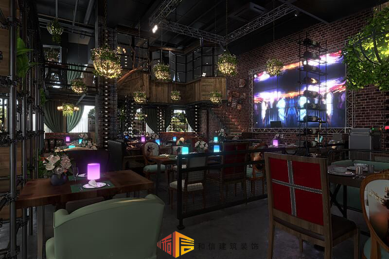 春天里主題音樂餐廳裝修設(shè)計