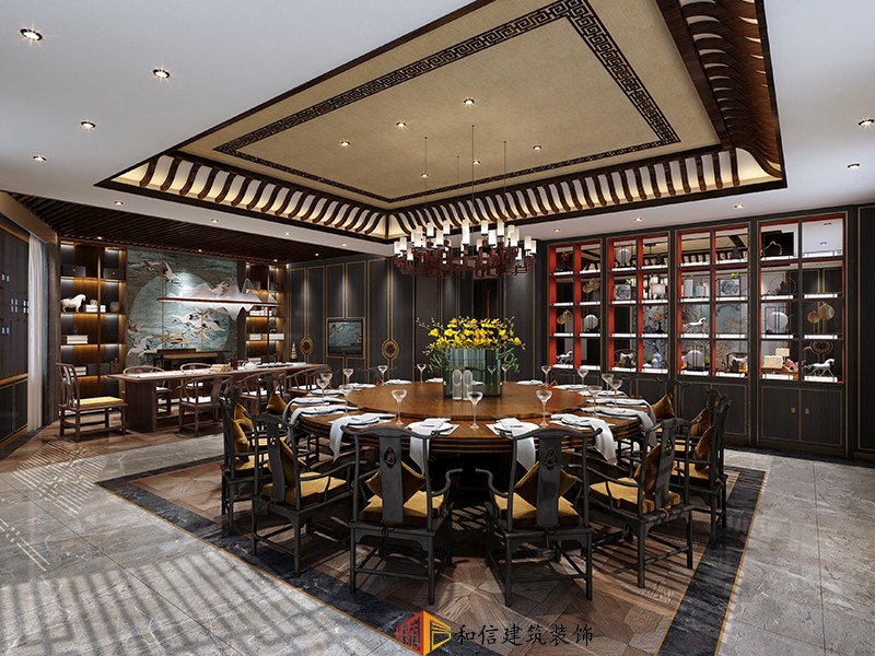 沁馨閣茶坊裝修設(shè)計(jì)